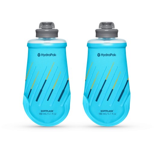 Produktbild von Hydrapak Softflask Faltflasche - 150 ml - Malibu Blue - 2 Stück