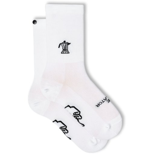 Foto de FINGERSCROSSED Calcetines Ciclismo - Classic Rituals - Bialetti - White