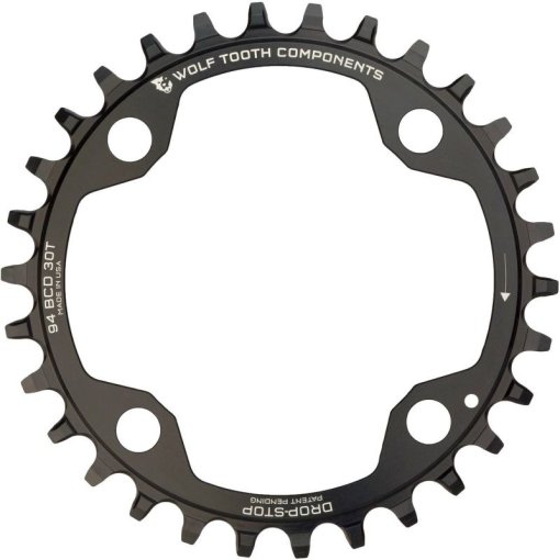 Produktbild von Wolf Tooth Kettenblatt 94mm für SRAM X01, X1, GX, NX - Drop Stop - schwarz