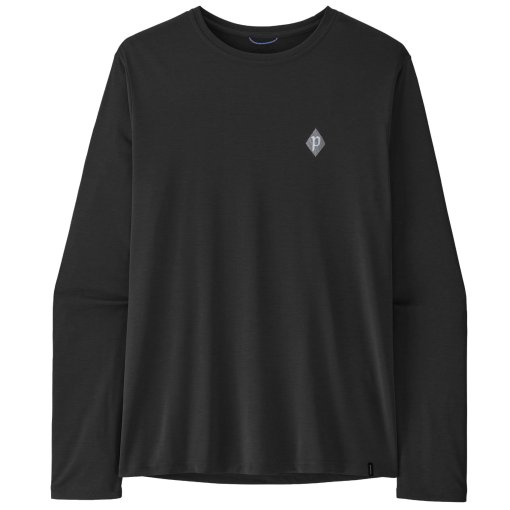 Productfoto van Patagonia Cap Cool Daily Shirt met lange mouwen voor heren - Hut Tripper | Black