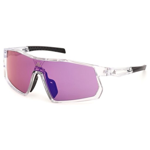 Photo produit de adidas Kentro S SP0127 Lunettes - Shiny Cristal Clear / Infrared Mirror