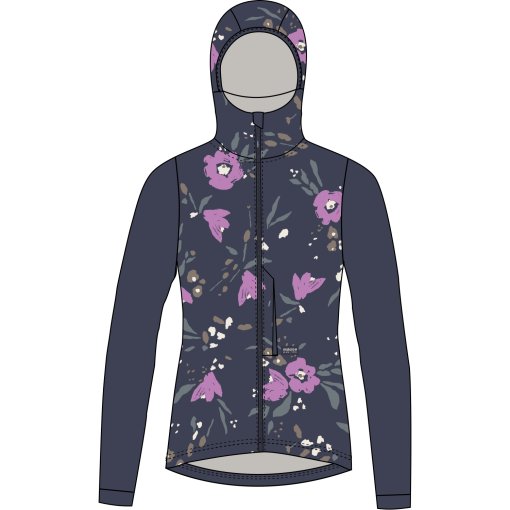 Foto de Maloja Chaqueta Mujer - SennesM. Printed Nordic Hybrid Softshell - night sky brushflower 1138