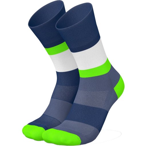 Picture of INCYLENCE Running Bands Socks - Navy Green