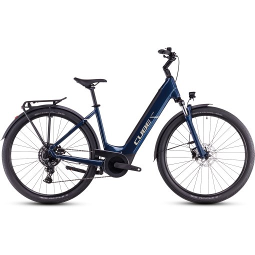 Immagine prodotto da CUBE Bici Elettrica Trekking Easy Entry - TOURING HYBRID ONE 500 - 2025 - deepsea / chrome