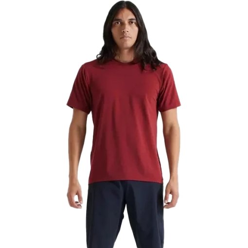 Immagine prodotto da Specialized Maglia a Maniche Corte Uomo - Trail MTB - garnet red