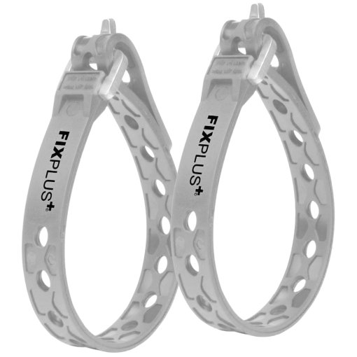 Produktbild von FixPlus Strap Gummizurrband 23cm - 2 Stück - slate grey
