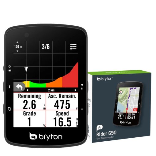 Produktbild von Bryton Rider 650 E GPS Fahrradcomputer