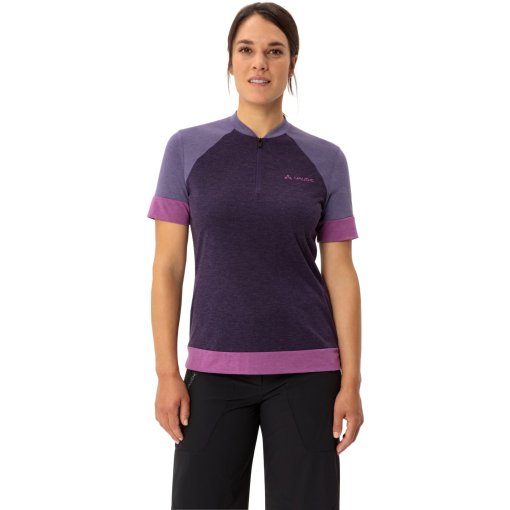 Foto de Vaude Camiseta Mujer - Altissimo Q-Zip - eggplant