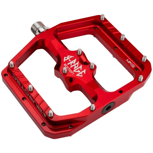 Foto de Burgtec Pedales - Penthouse Flat MK5 - B-Rage Edition - Race Red