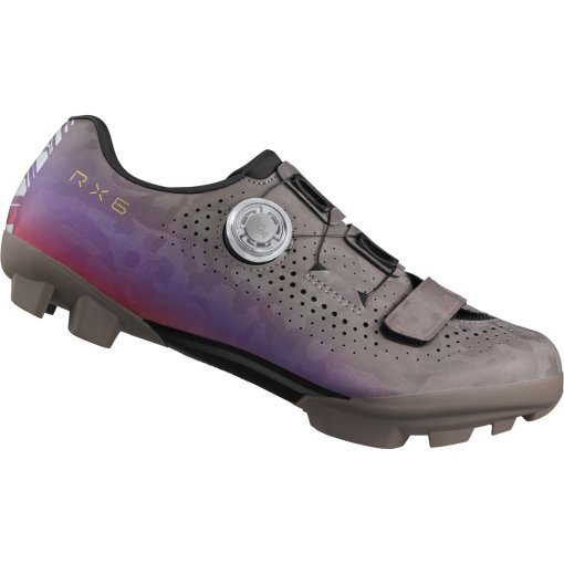 Foto de Shimano  Zapatillas Mujer - SH-RX600 Gravel - Gris/Púrpura