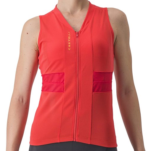 Foto de Castelli Maillot sin Mangas Mujer - Anima 4 - hibiscus/soft orange 081