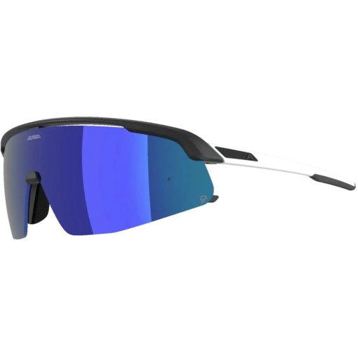 Foto de Alpina Turbo Pro Q Gafas - black-white matt/blue mirror