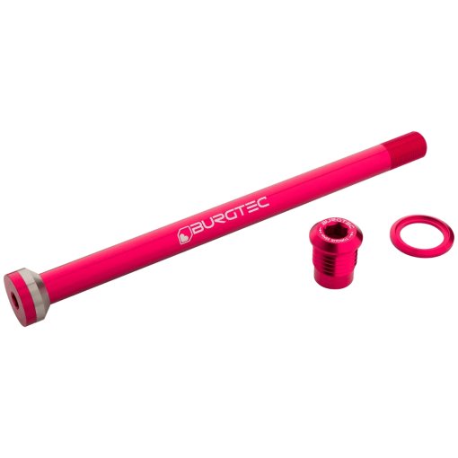 Produktbild von Burgtec Steckachse - hinten | 12x148mm Boost | 175mm | für Propain - toxic barbie pink