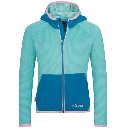 Produktbild von Trollkids Holmedal Jacke Mädchen - Aqua Haze/Harbor Blue