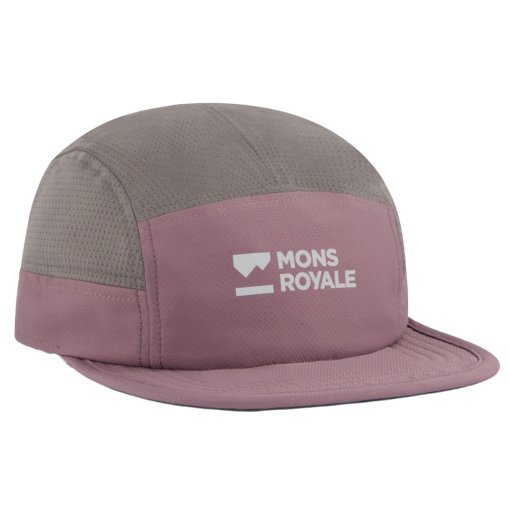 Foto de Mons Royale Gorra - Velocity Trail - mauve grey