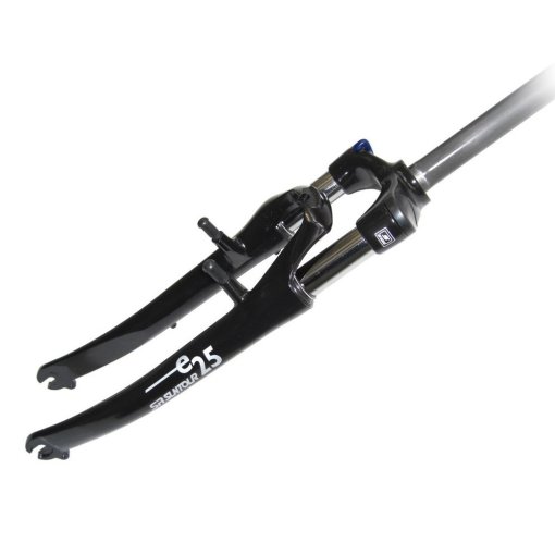Foto de SR Suntour SF14 CR85 E25 P LO 28 Inch Fork - 63mm - 1-1/8 Inch - 9x100mm QR - black - Ahead steerer