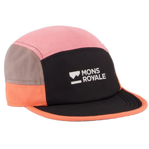 Picture of Mons Royale Velocity Trail Cap - sun orange / flamingo