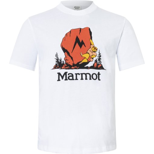 Marmot Bouldering Marty Short Sleeve Shirt Men - white | BIKE24