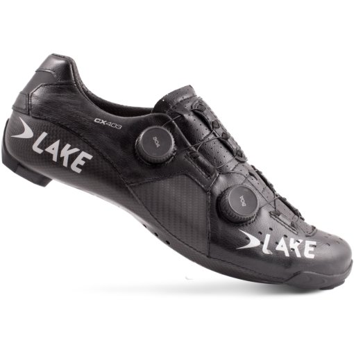Lake CX302 Road Shoes Men - Narrow - metal/black | BIKE24