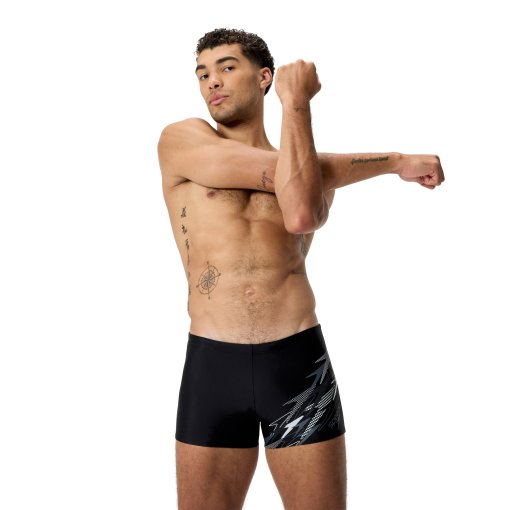 Picture of Speedo Medley Logo Aquashorts Men - anthracite/lead grey