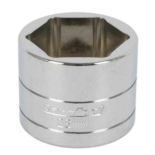 Productfoto van Park Tool 3/8&quot; Steekmoer met platte kop - 2653 - 28mm