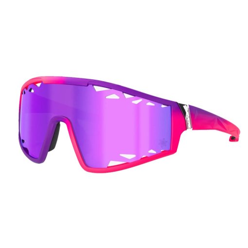 Photo produit de Supacaz Lunettes Galactic - Neon Purple / Neon Pink Fader | Purple Kush Lazer Vented Lens