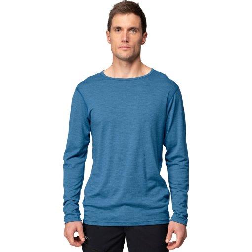Foto de Devold Camiseta de Manga Larga Hombre - Breeze Merino 150 - 258 Blue Melange