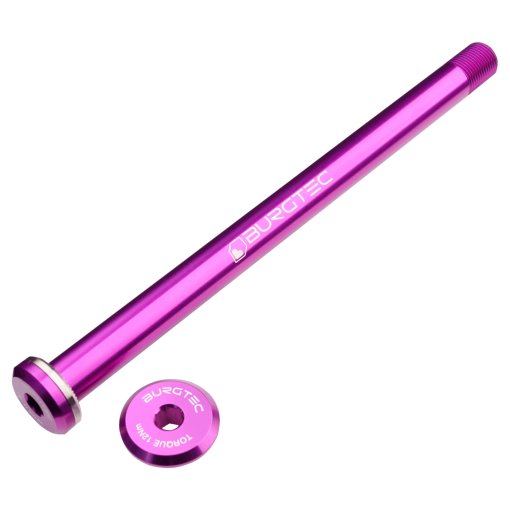 Immagine prodotto da Burgtec Perno Passante - posteriore | 12x148mm Boost | 168.5mm | per Santa Cruz - purple rain