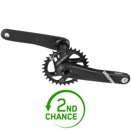Produktbild von Truvativ Descendant Eagle Carbon Kurbelgarnitur - Direct Mount 32 Zähne - Standard 49mm - DUB - 170mm - schwarz - Sonderangebot - B-Ware