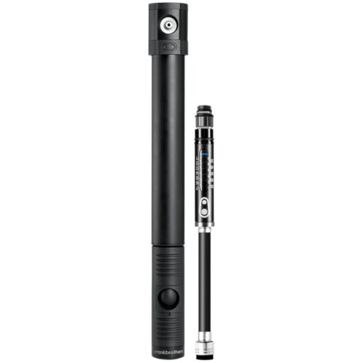 Foto de Crankbrothers Klic HV Handpumpe con Manómetro - midnight (black)
