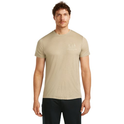 Productfoto van Icebreaker Merino 150 Tech Lite Peaceful Pass T-shirt heren - Flagstone