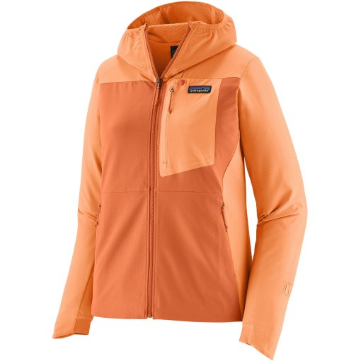 Foto de Patagonia Chaqueta con Capucha Mujer - R1 CrossStrata - Rock Melon