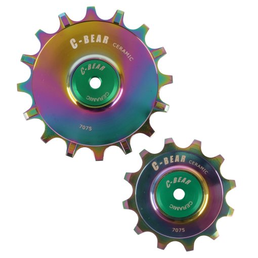 Photo produit de C-Bear OCM-X Aero Derailleur Pulley Wheels - Hybrid Ceramic - SRAM Red E1 12 vitesses