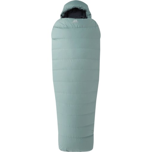 Productfoto van Mountain Equipment Classic 550 Long Slaapzak ME-008570 - zip left - goblin blue