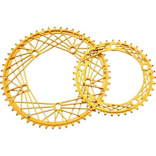 Produktbild von KCNC K4 Cobweb II Road Kettenblatt 130mm - gold