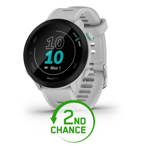 Produktbild von Garmin Forerunner 55 GPS Laufuhr - weiß - B-Ware