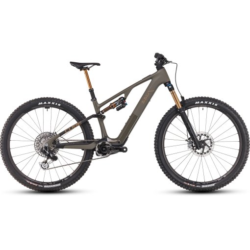Immagine prodotto da CUBE Mountainbike Elettrica Carbonio 29&quot; - AMS HYBRID ONE44 C:68X SUPER TM 400X - 2025 - dustyolive / gold