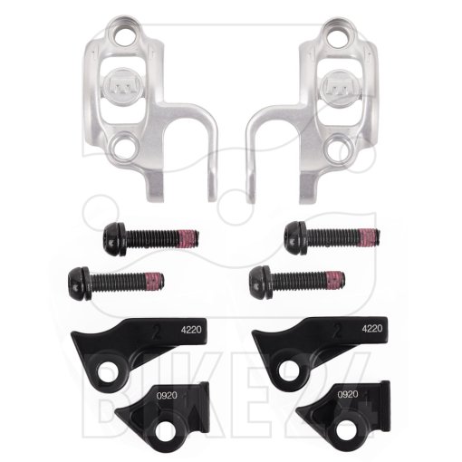 Foto de Magura Abrazadera Shiftmix 1+2 para Shimano I-Spec I+II | izquierda + derecha - plata - 2702063