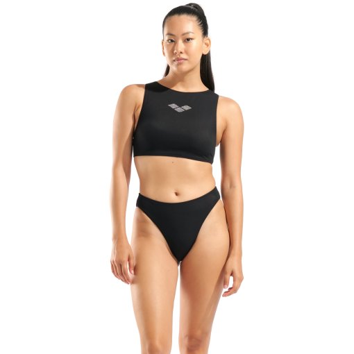 Imagen de arena Scuba Beach Crop Top Mujeres en bikini - Black