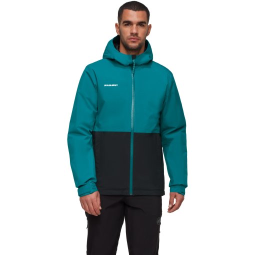 Produktbild von Mammut Linard Hardshell-Isolationsjacke mit Kapuze Herren - deep teal-black