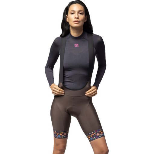 Foto de Alé Culotte Corto con Tirantes Mujer - PR-E Hike - coffee