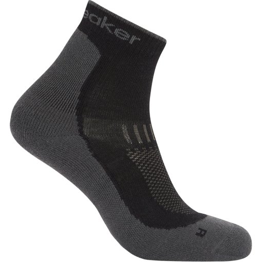 Foto de Icebreaker Calcetines Hombre - Merino Hike+ Light Mini - Negro/Obsidian