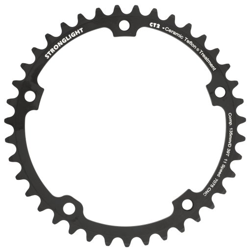 Stronglight Dural 5083 9/10 Speed Chainring 130mm BCD 46T In Black - Foto 9