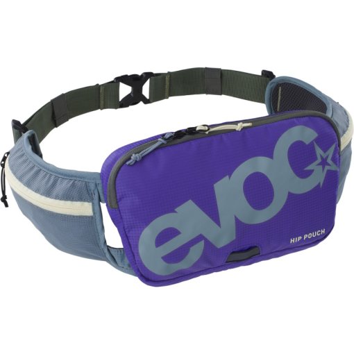 Picture of EVOC Hip Pouch 1L - Steel - Violet - Dark Olive