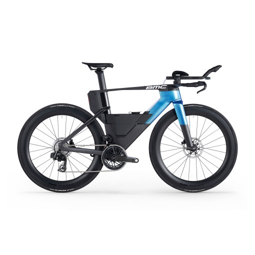 Photo produit de BMC Vélo Triathlon Carbone - SPEEDMACHINE 01 TWO - 2026 - carbon / caribic blue