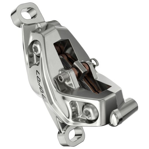 Produktbild von SRAM Level Stealth Scheibenbremssattel - Ultimate | 4-Kolben | C1 - Clear