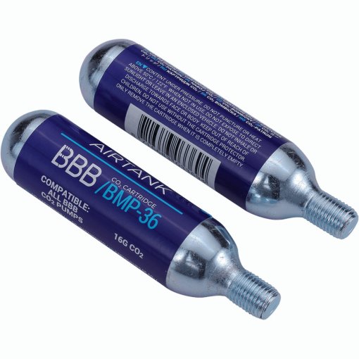 Image de BBB Cycling AirTank BMP-35/BMP-36 CO2 Cartouche avec filetage 16g - 2 pièces