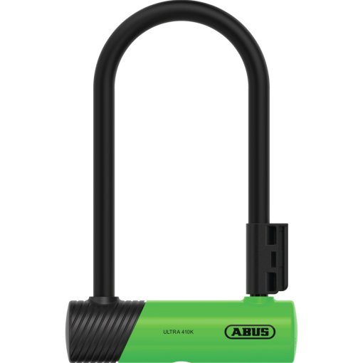 Foto de ABUS Candado en U - Ultra Mini 410K/150HB180 180x106 mm + Soporte SH34 - verde