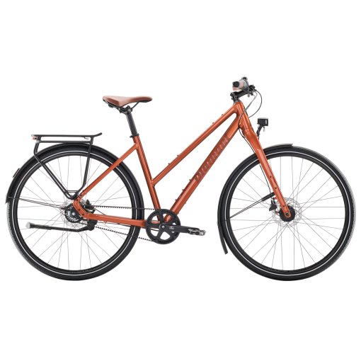 Kuva tuotteesta Diamant Mahon Style Plus - Naisten kaupunkipyörä hihnakäytöllä - 2026 - copper metallic