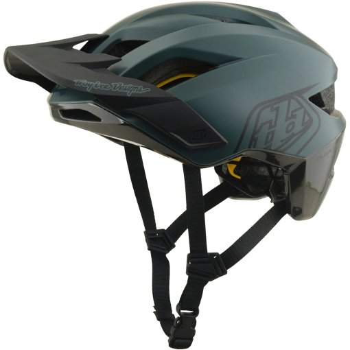 Productfoto van Troy Lee Designs Flowline MIPS Helm - Point Dark Forest/Charcoal